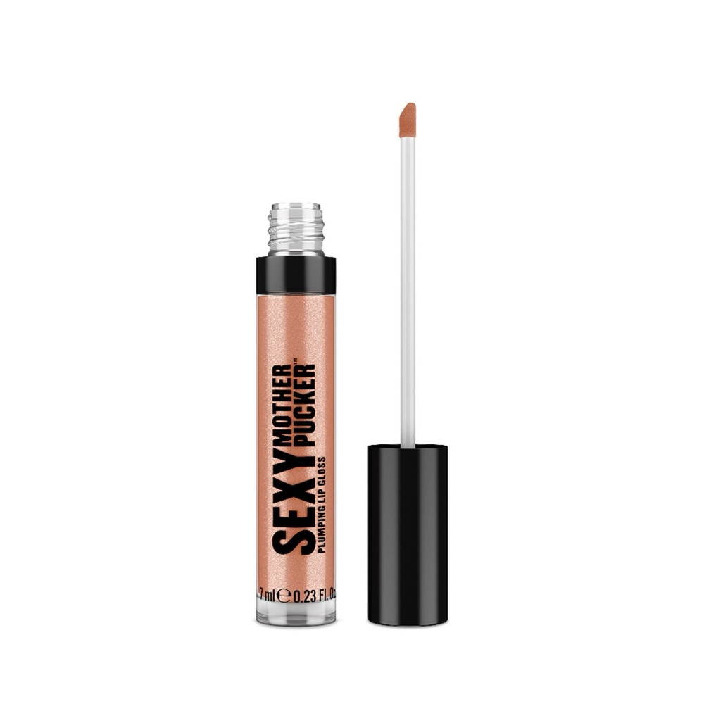 NWT Soap & Glory Sexy Mother Pucker Plumping Lip Gloss - Bare Enough 7Ml vegan